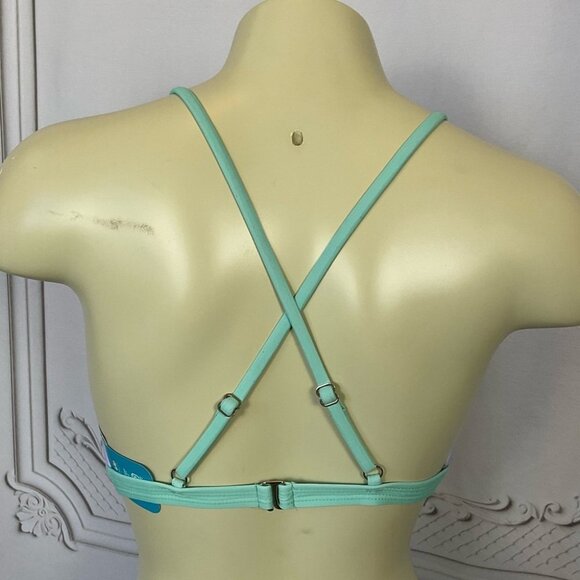 Undercurrent Triangle Top 2 Piece Swimsuit Purple Flip Flops Juniors Lg Bikini - Picture 5 of 7